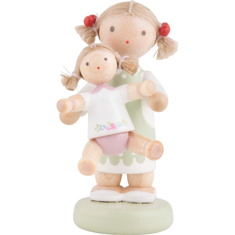 Flachshaarkinder "Paula und Pauline" - 5 cm