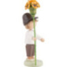 Flax Haired Children Boy with Flower Sceptre - 5 cm / 2 inch