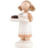 Flachshaarkinder Schokoladenmädchen - 5 cm