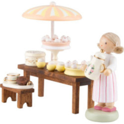Flax Haired Children Pastry Shop - 5 cm / 2 inch