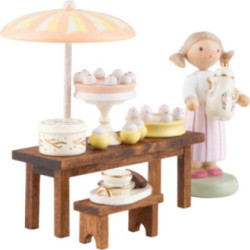 Flax Haired Children Pastry Shop - 5 cm / 2 inch