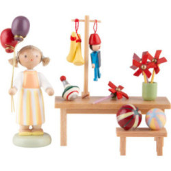 Flax Haired Children Toy Vendor - 5 cm / 2 inch