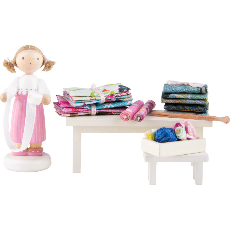 Flachshaarkinder Schneiderin - 5 cm