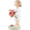 Flower Fairy Girl with Flower Bouquet - 5 cm / 2 inch