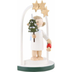 Flax Haired Angel in a Star Arch - 5 cm / 2 inch