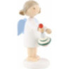 Flax Haired Angel with Humming Top - 5 cm / 2 inch