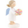 Flax Haired Angel with Ball - 5 cm / 2 inch
