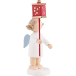 Flax Haired Angel with Miner's Lantern - 5 cm / 2 inch