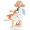 Flax Haired Angel with Bohemian Horse - 5 cm / 2 inch