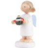Flax Haired Angel with Tea Pot - 5 cm / 2 inch