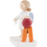 Flax Haired Angel with Clopper Sack - 5 cm / 2 inch