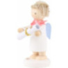 Flax Haired Angel with Poem Roll (Poem "Flax Haired Angel" included) - 5 cm / 2 inch