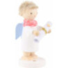 Flax Haired Angel with Poem Roll (Poem "Flax Haired Angel" included) - 5 cm / 2 inch