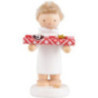 Flachshaarengel mit Geschenkpapier (9) - 5 cm