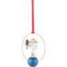 Christbaumschmuck Engel mit Bäumchen - 7 cm