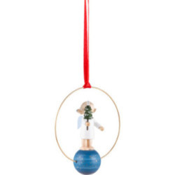 Tree Ornament - Angel with Little Tree - 7 cm / 2.8 inch