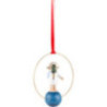 Christbaumschmuck Engel mit Bäumchen - 7 cm