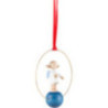 Tree Ornament - Angel with Bell - 7 cm / 2.8 inch