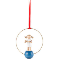 Tree Ornament - Angel with Music Book - 7 cm / 2.8 inch