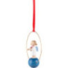Christbaumschmuck Engel mit Lebkuchenherz - 7 cm