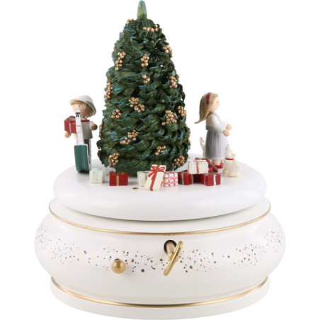 Spieldose "Der Weihnachtsabend" - 15 cm