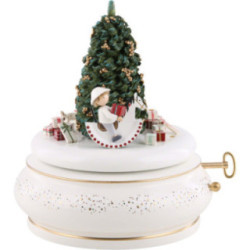 Spieldose "Der Weihnachtsabend" - 15 cm