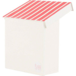 Flachshaarkinder Marktbude für Puppenspielerin - 8 cm