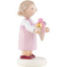 Flax Haired Children Little Girl with Icecream - 5 cm / 2 inch