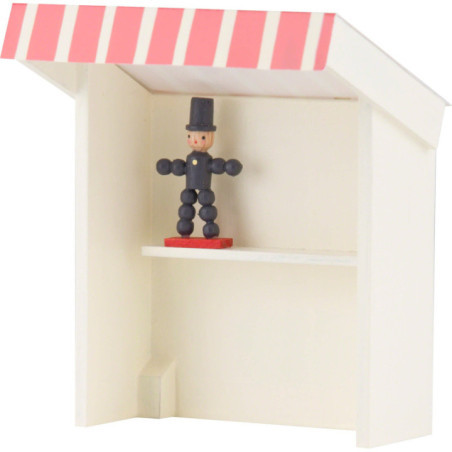 Flachshaarkinder Marktbude Jahrmarktstand - 8 cm