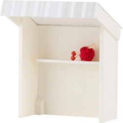 Flax Haired Children Stall Seamstress - 8 cm / 3.1 inch