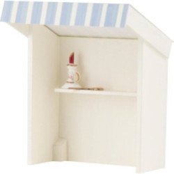 Flachshaarkinder Marktbude Stoffhändlerin - 8 cm