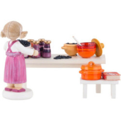 Flachshaarkinder Marmeladenküche - 8 cm