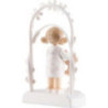 Flax Haired Children - Birthday Child with Easter Basket - 7,5 cm / 3 inch