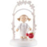 Flax Haired Children - Birthday Child with Mushrooms - 7,5 cm / 3 inch