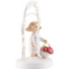 Flax Haired Children - Birthday Child with Mushrooms - 7,5 cm / 3 inch
