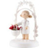 Flax Haired Children - Birthday Child with Amaryllis - 7,5 cm / 3 inch
