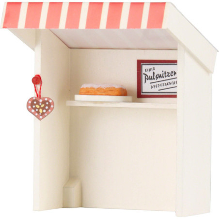 Flax Haired Children Stall Gingerbread Shop - 8 cm / 3.1 inch