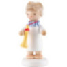 Flax Haired Angel with Trumpet - 5 cm / 2 inch