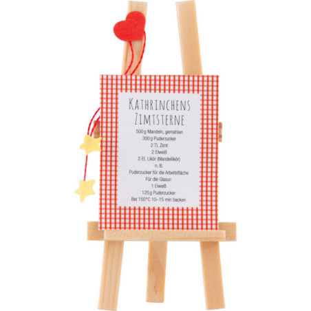 Staffelei mit Rezept - 6,5 cm