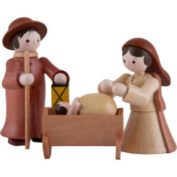 Thiel-Figuren Heilige Familie - natur - 6 cm