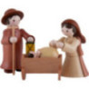 Thiel-Figuren Heilige Familie - natur - 6 cm