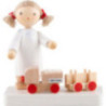 Flax Haired Angel with VERO-SCOLA Toy  - 5 cm / 2 inch