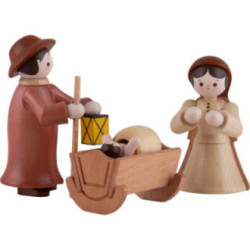 Thiel-Figuren Heilige Familie - natur - 6 cm