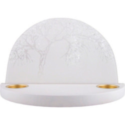 Glass Arch "Apple Tree in Winter" - without  Figurines - 28x17 cm / 11x6.7 inch