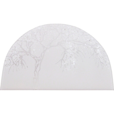 Glass Picture "Apple Tree in Winter" - 26x15 cm / 10.2x5.9 inch