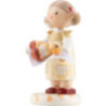 Flax Haired Children Little Girl with Ceps - Edition Flade & Friends - 4,5 cm / 1.8 inch