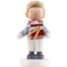 Flax Haired Children Little Boy with Present Box - Edition Flade & Friends - 4,5 cm / 1.8 inch