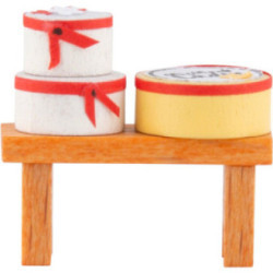 Bänkchen mit Spanschachteln - Edition Flade & Friends - 2,2 cm