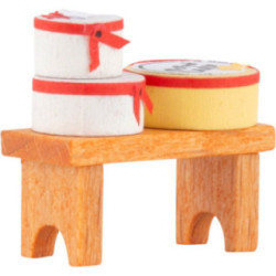 Bench with Chip Boxes - Edition Flade & Friends - 2,2 cm / 0.9 inch