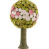 Blütenbaum grün/pastell - 8,5 cm